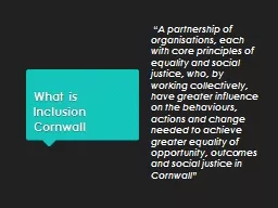 What is Inclusion Cornwall