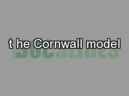 t he Cornwall model