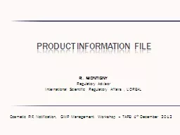 Product Information File