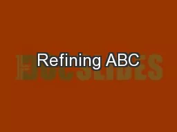 Refining ABC