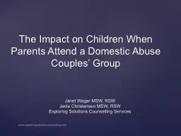 The Impact on Children When Parents