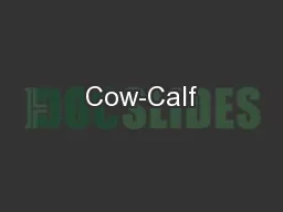 Cow-Calf