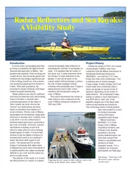 Radar, Reflectors and Sea Kayaks:A Visibility Study