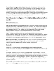 Intelligence Oversight and Surveillance Reform Act