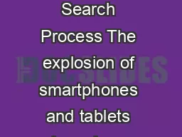 EExpectations Report The Impact of Mobile Browsing on the College Search Process The explosion
