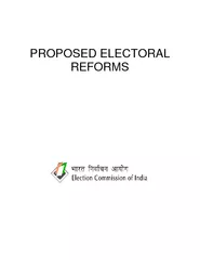 PART-IProposals for Electoral Reforms1.AFFIDAVITS TO BE FILED BY CANDI