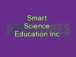 Smart Science Education Inc.