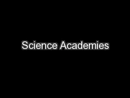 Science Academies