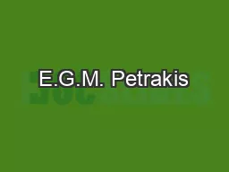 E.G.M. Petrakis