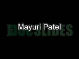 Mayuri Patel