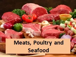 Meats, Poultry and Seafood