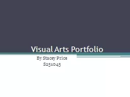 Visual Arts Portfolio