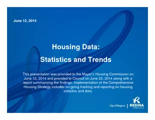 Housing Data: Statistics and TrendsJune 12, 2014This presentation was