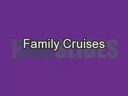 Family Cruises
