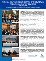 NATIONAL CONFERENCES IN THE FRAME OF THE EUROPLAN