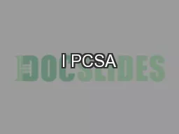 I PCSA