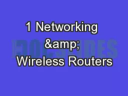 1 Networking & Wireless Routers