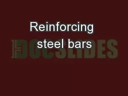 Reinforcing steel bars