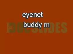 eyenet    buddy m