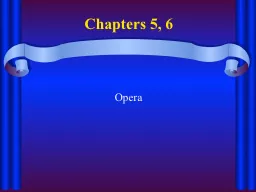 Chapters 5, 6
