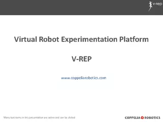 Virtual Robot Experimentation Platform