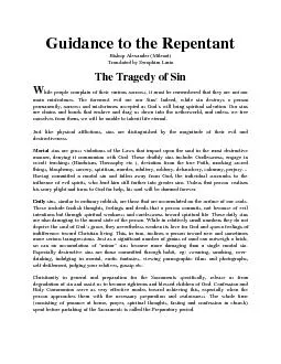 Guidance to the RepentantBishop Alexander (Mileant)Translated by Serap