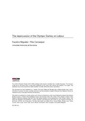 The repercussion of the Olympic Games on Labour