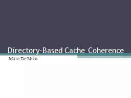 Directory-Based Cache Coherence