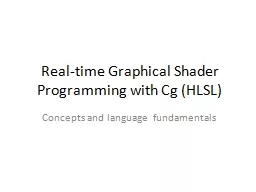 Real-time Graphical Shader