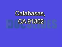 Calabasas, CA 91302