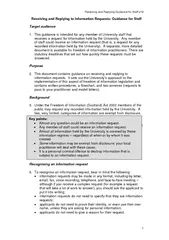 Receiving and Replying Guidance for Staff v19 Receiving and Replying t