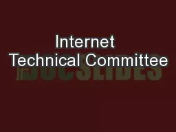 Internet Technical Committee