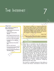 explain the basics of the internet describe functioning of
