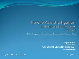 How to Avoid Litigation