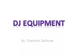 Dj  Equipment