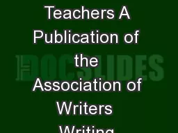 AWP Job List September  Employment News  Opportunities for Writers  Teachers A Publication