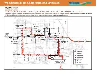 Woodland’s Main St. Reroutes (Courthouse)