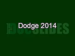 Dodge 2014