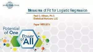 Measures of Fit for Logistic Regression