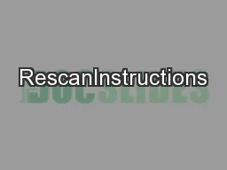 RescanInstructions
