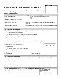 This form enables people who are selling or converting their home to a