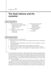 The food industry and theThe food industry and theThe food industry an
