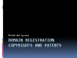 1 Domain Registration