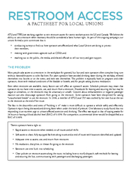 A FACTSHEET FOR LOCAL UNIONS