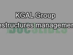 KGAL Group restructures management