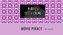 Movie Piracy