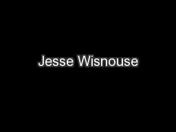 Jesse Wisnouse
