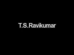 T.S.Ravikumar
