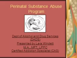 Perinatal Substance Abuse Program