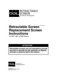 Retractable ScreenPatent PendingFor 